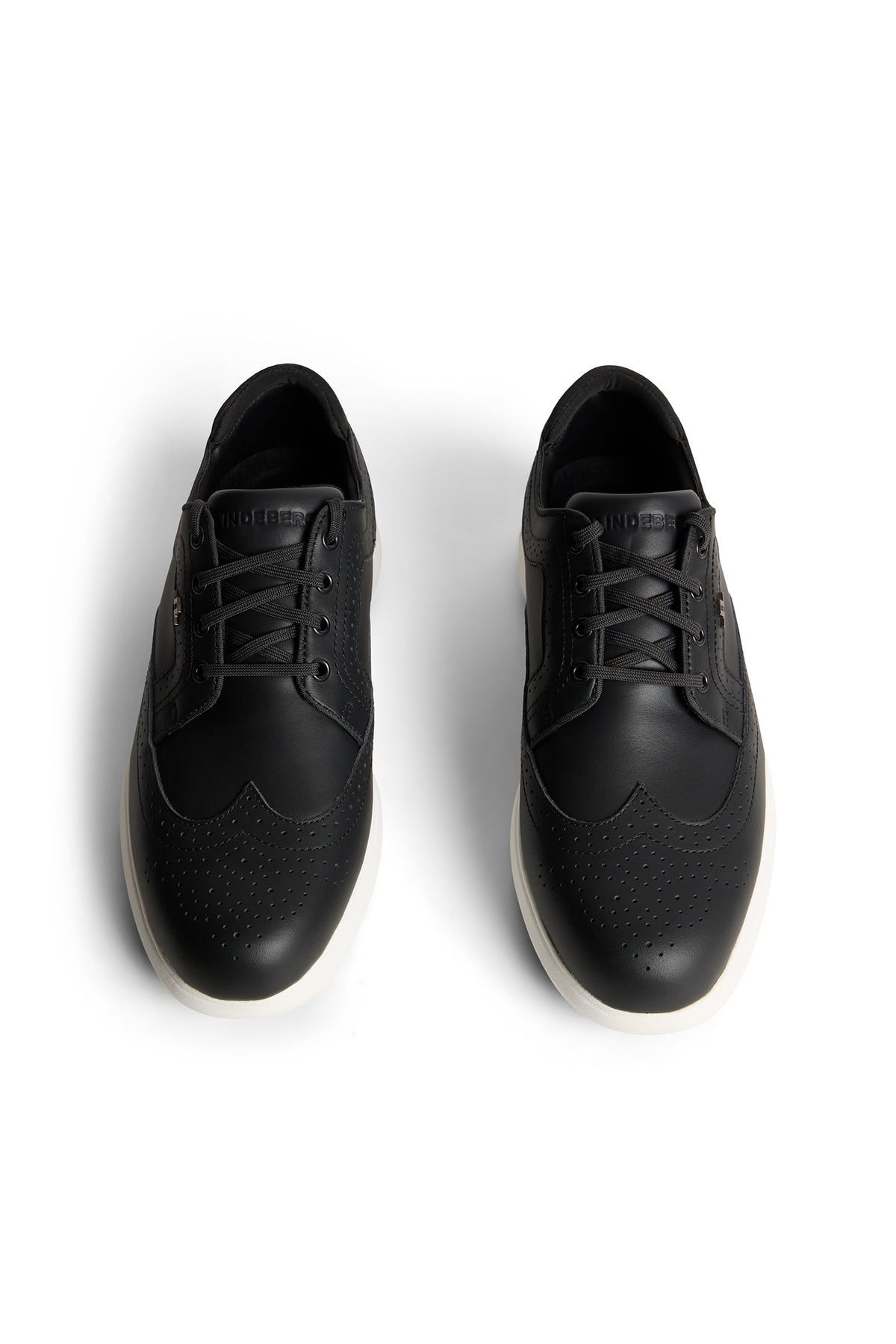 Fairway Brogue Golf Sneaker W in Black by J.Lindeberg