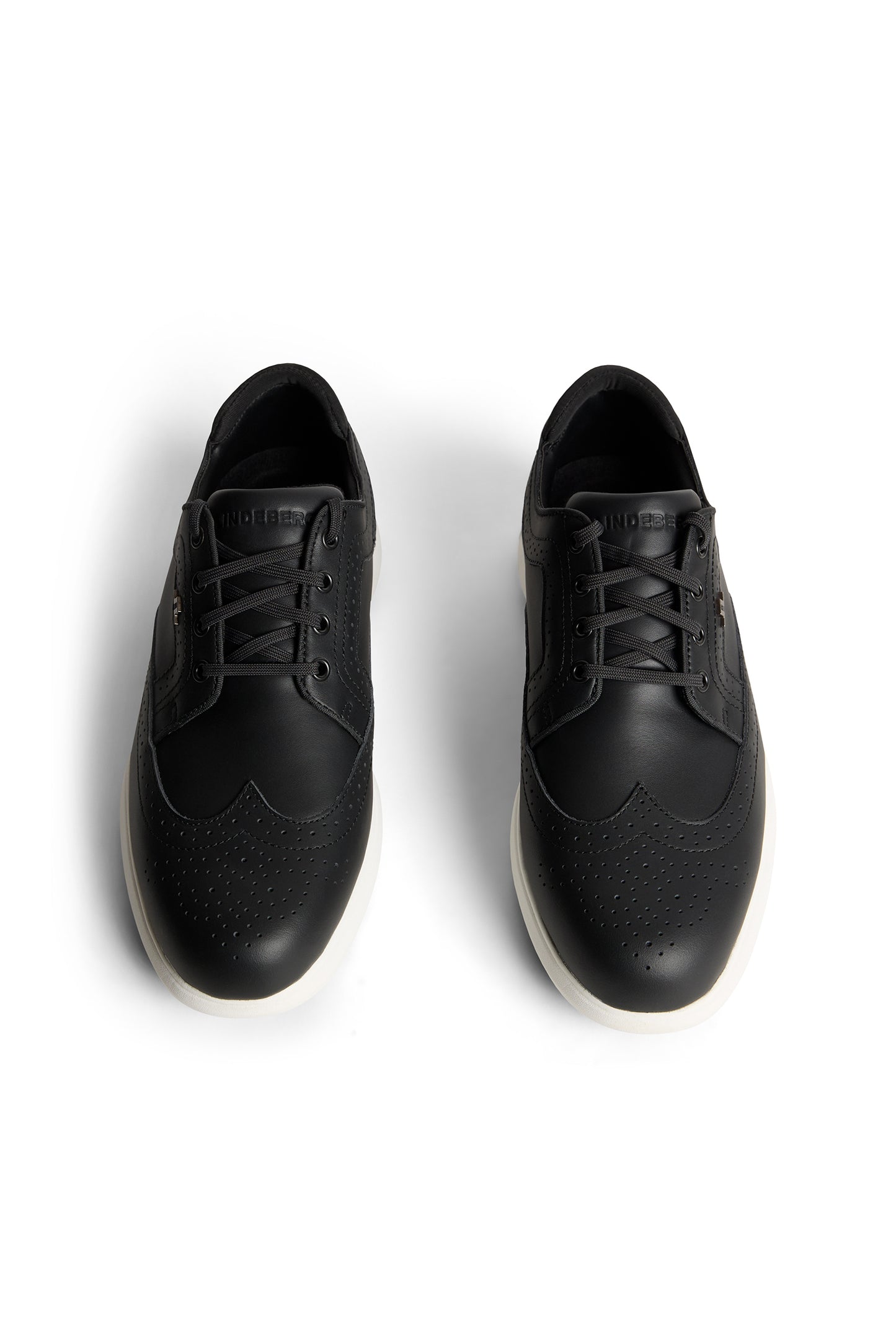 Fairway Brogue Golf Sneaker W in Black by J.Lindeberg