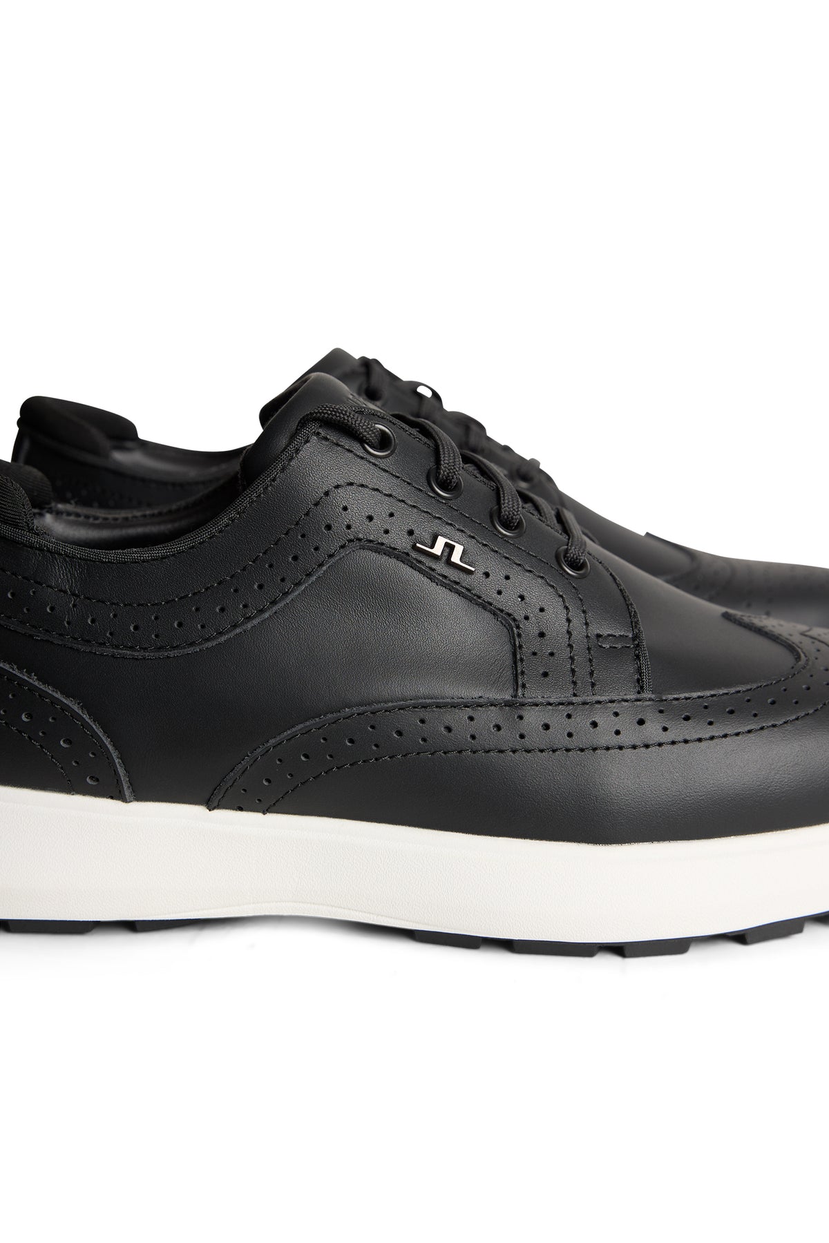 Fairway Brogue Golf Sneaker W in Black by J.Lindeberg