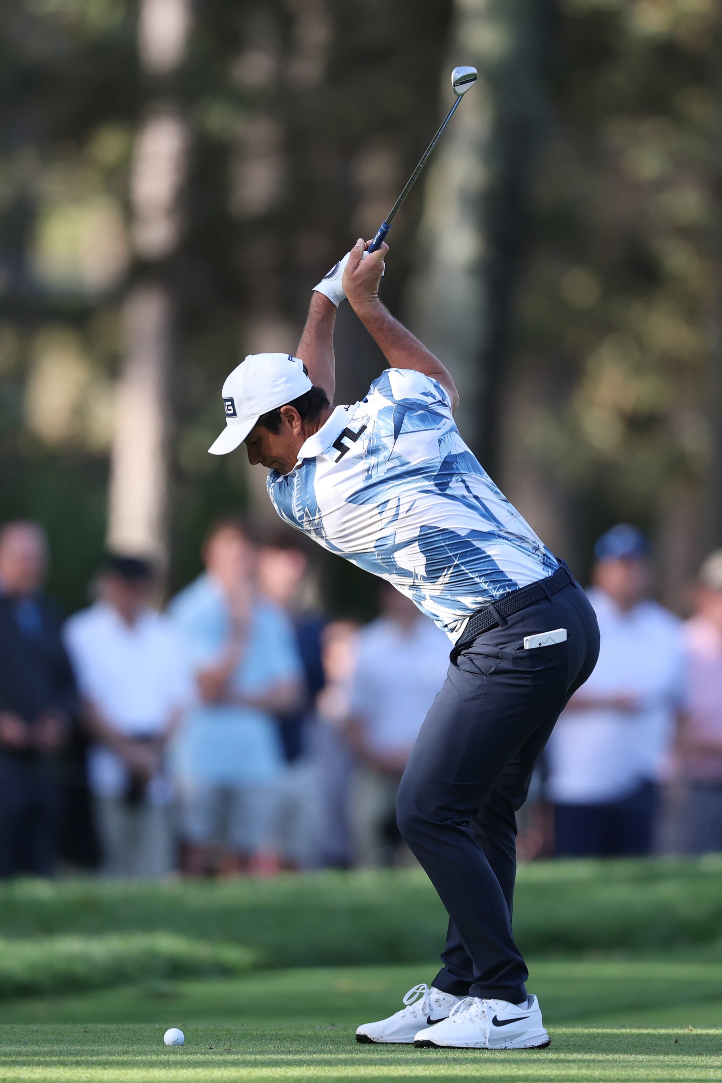 Tour Tech Print Polo / Paradise Skylight M