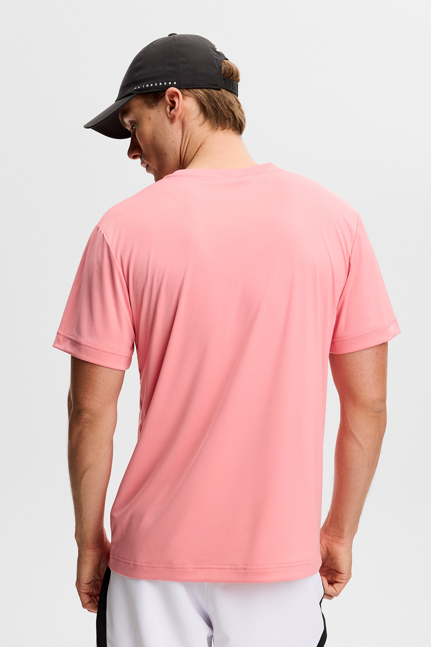 Ade T-shirt in Flamingo Plume by J.Lindeberg