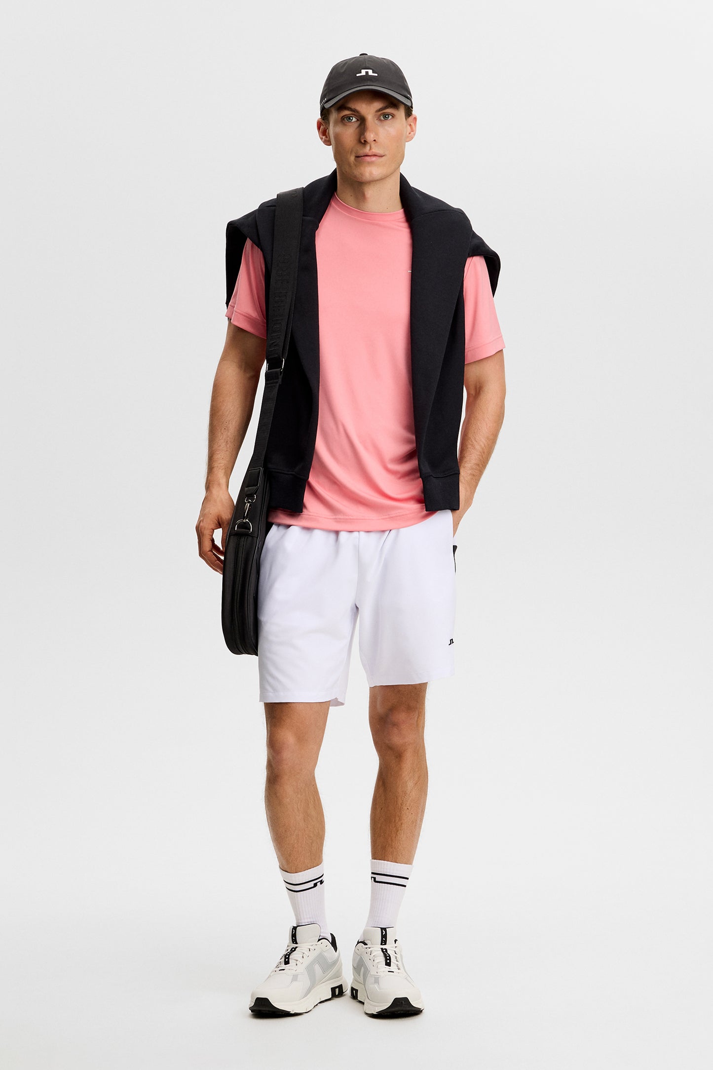 Ade T-shirt in Flamingo Plume by J.Lindeberg