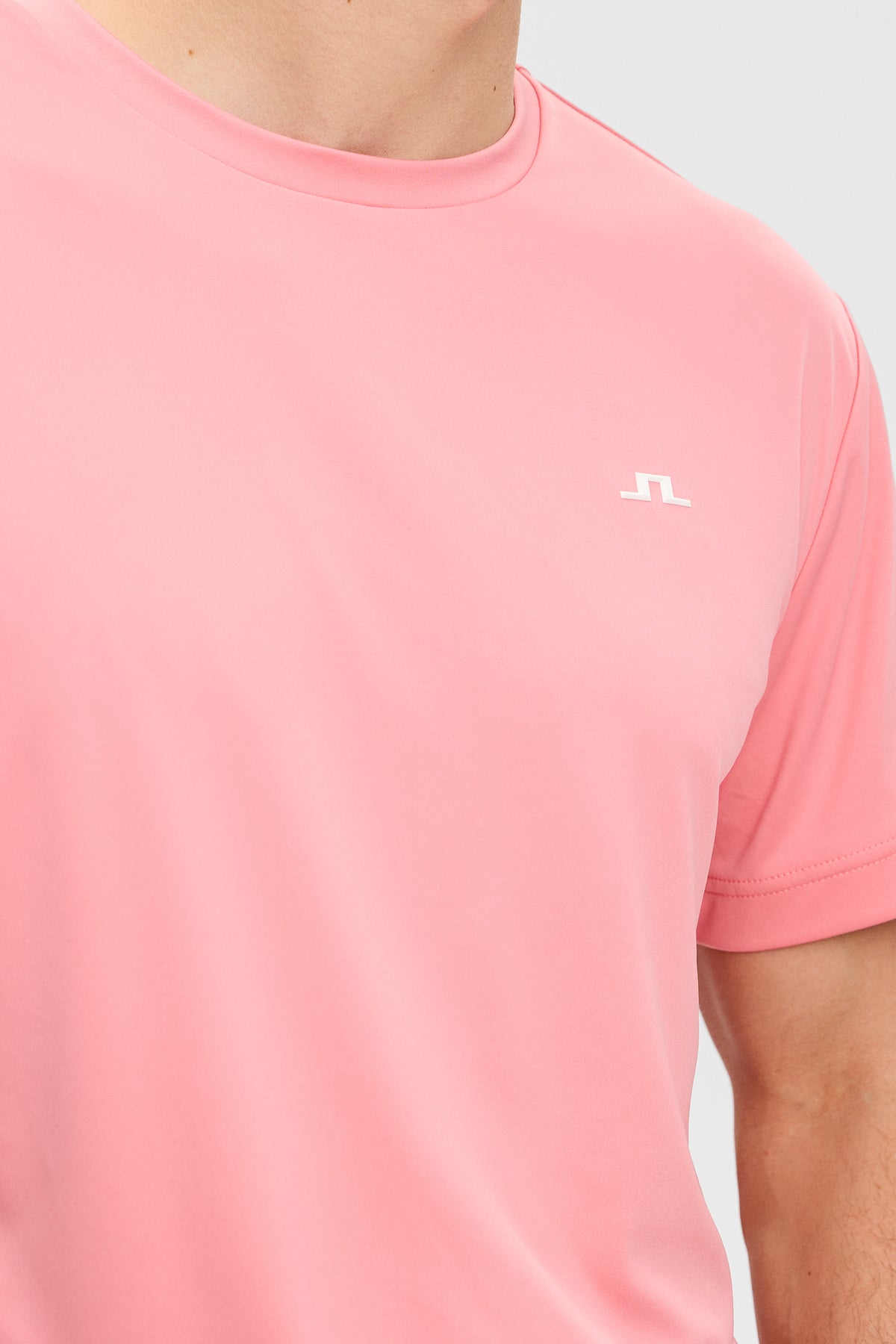 Ade T-shirt in Flamingo Plume by J.Lindeberg