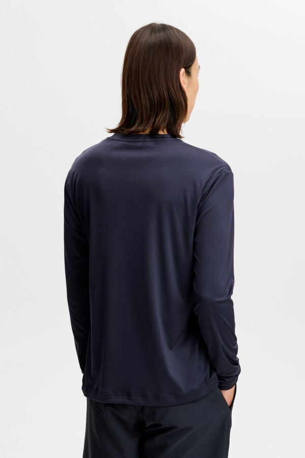 Ade T-shirt LS / JL Navy