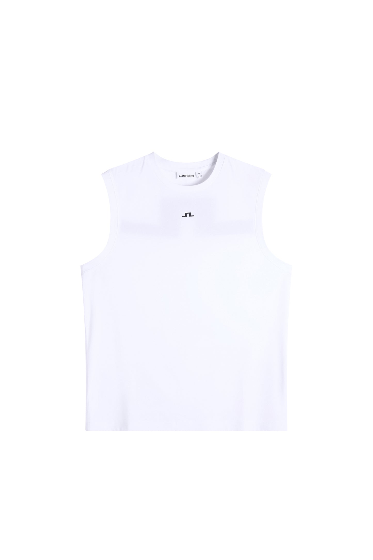 Xander Sleeveless Tee in White by J.Lindeberg
