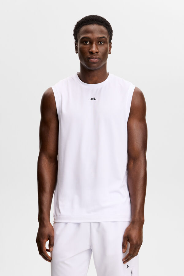 Xander Sleeveless Tee / White