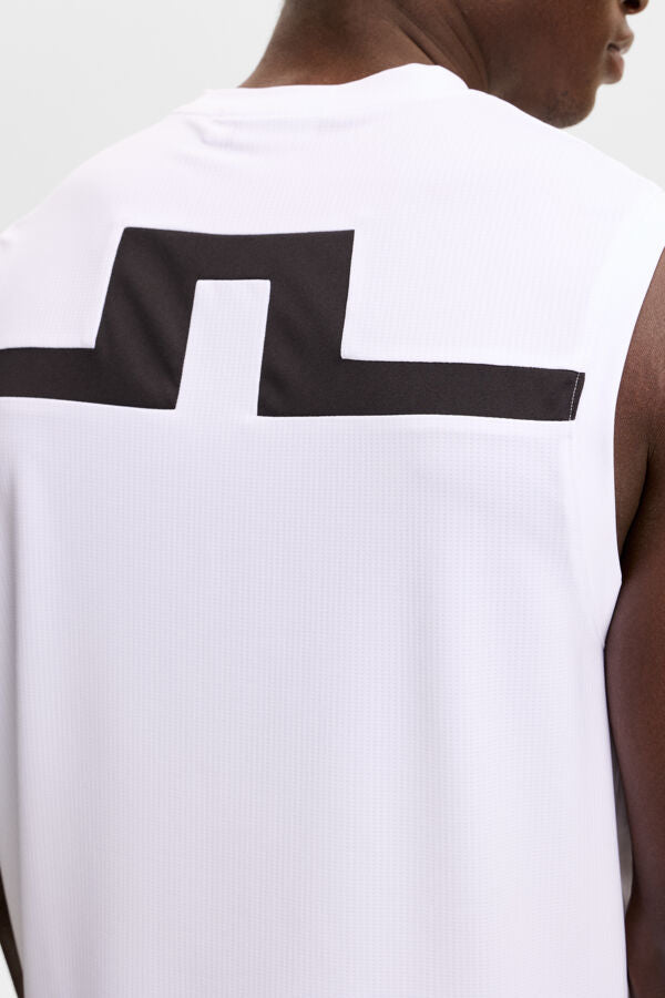 Xander Sleeveless Tee / White