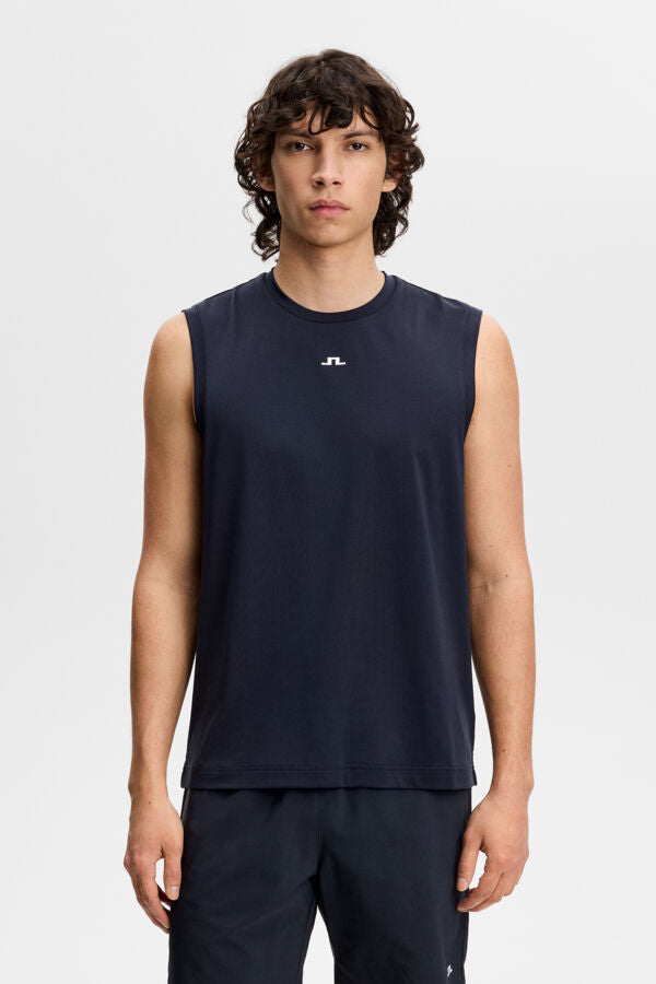 Xander Sleeveless Tee / JL Navy