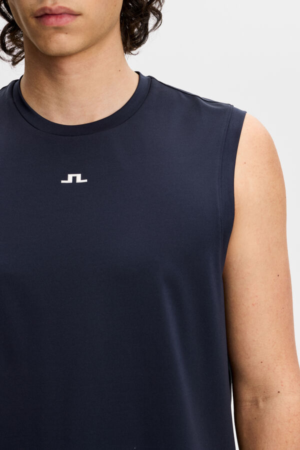 Xander Sleeveless Tee / JL Navy