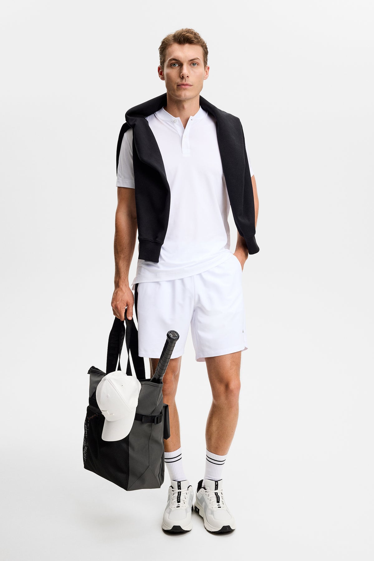 Josh Polo in White by J.Lindeberg