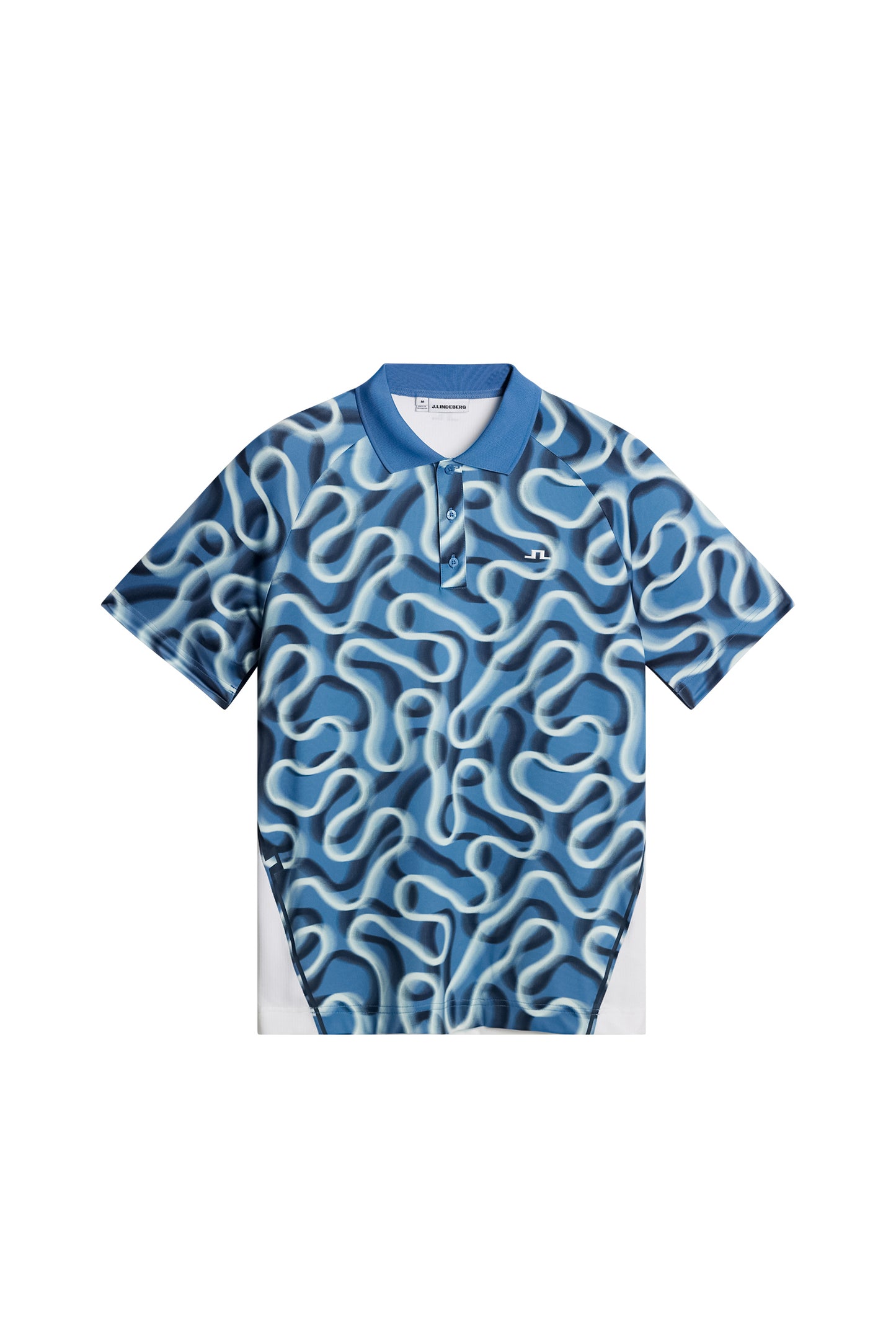 Paul Print Polo in Rally Federal M by J.Lindeberg