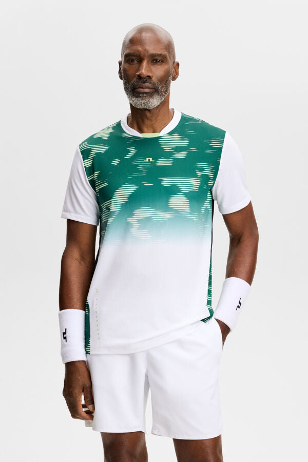 Dennis Printed T-shirt / Clay L Fade Pistachio