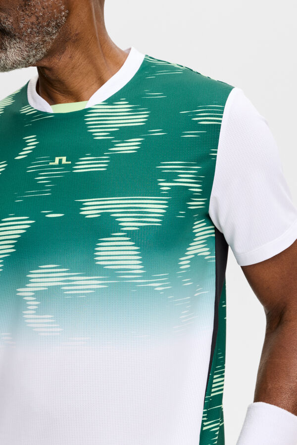 Dennis Printed T-shirt / Clay L Fade Pistachio