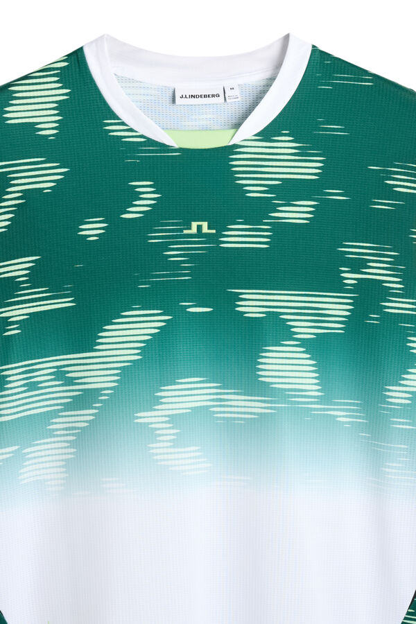 Dennis Printed T-shirt / Clay L Fade Pistachio