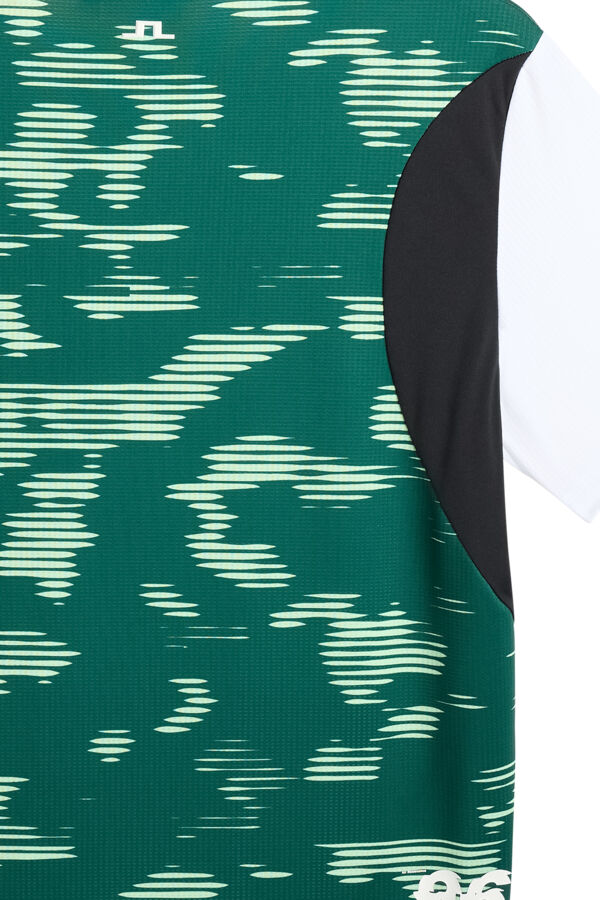 Dennis Printed T-shirt / Clay L Fade Pistachio