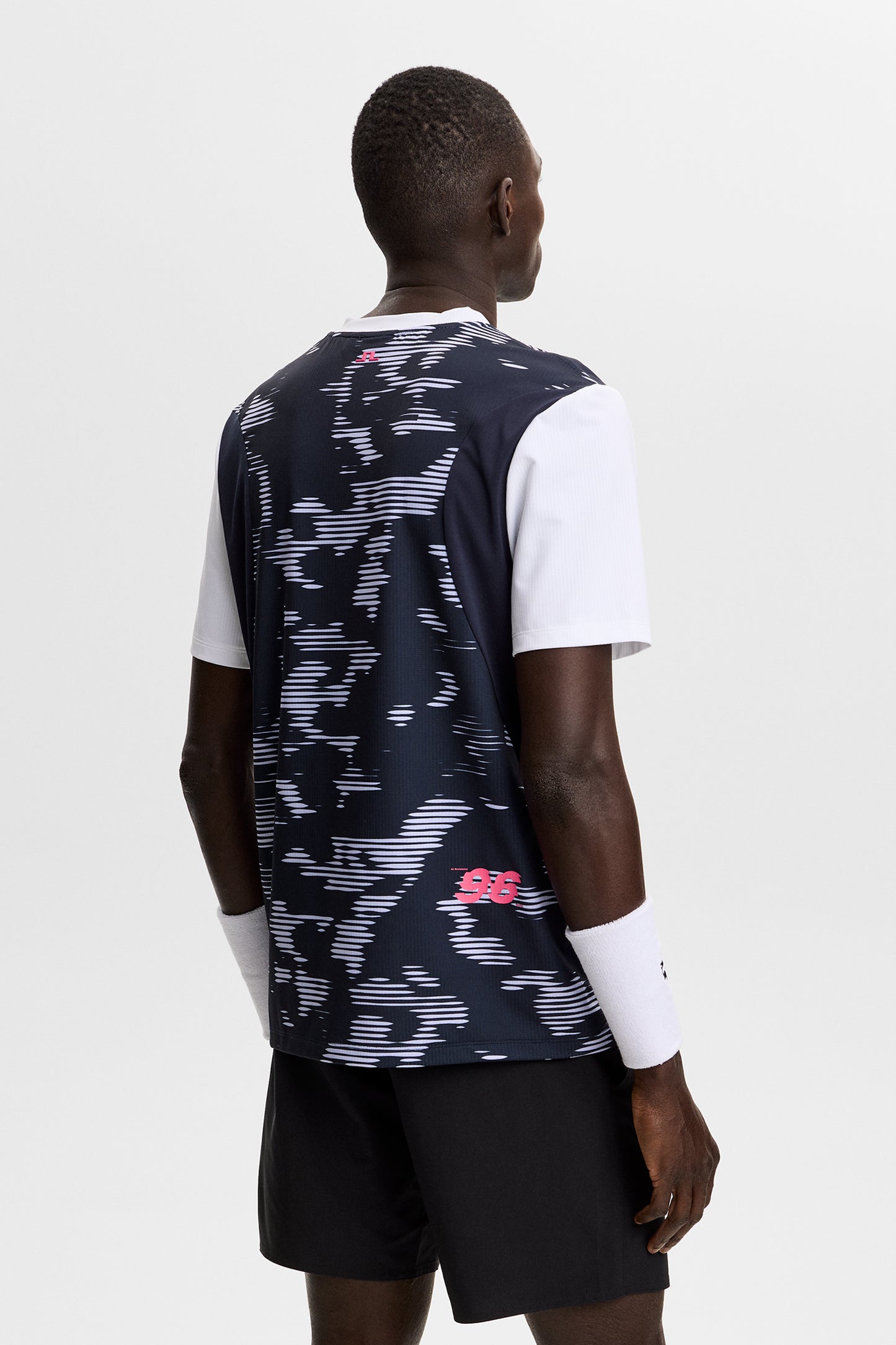 Dennis Printed T-shirt in Clay L Fade Purple Heather by J.Lindeberg