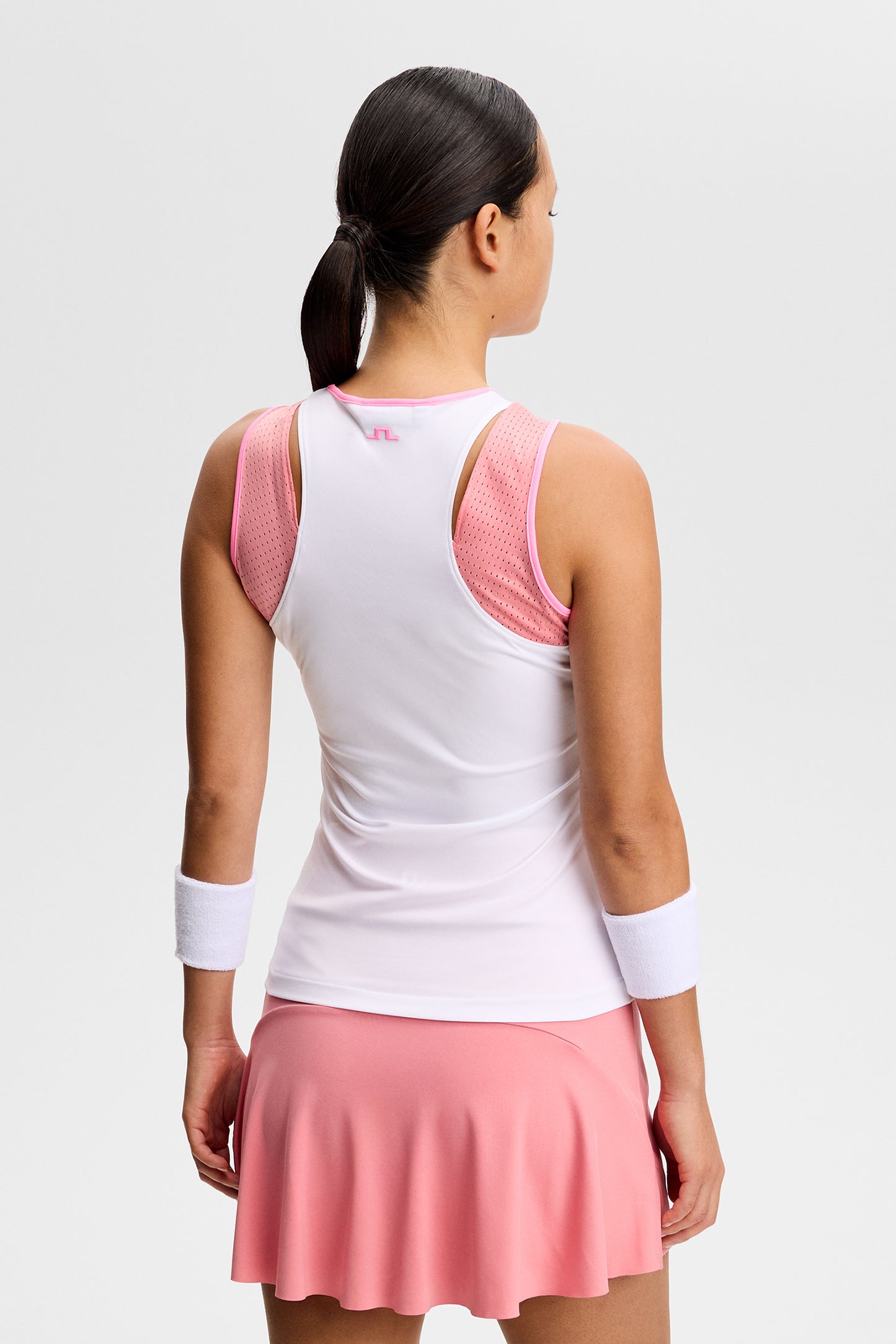 Nora Sleeveless Top in White by J.Lindeberg