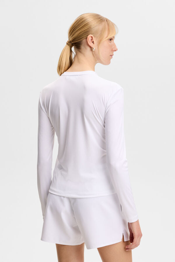 Ada LS T-shirt / White