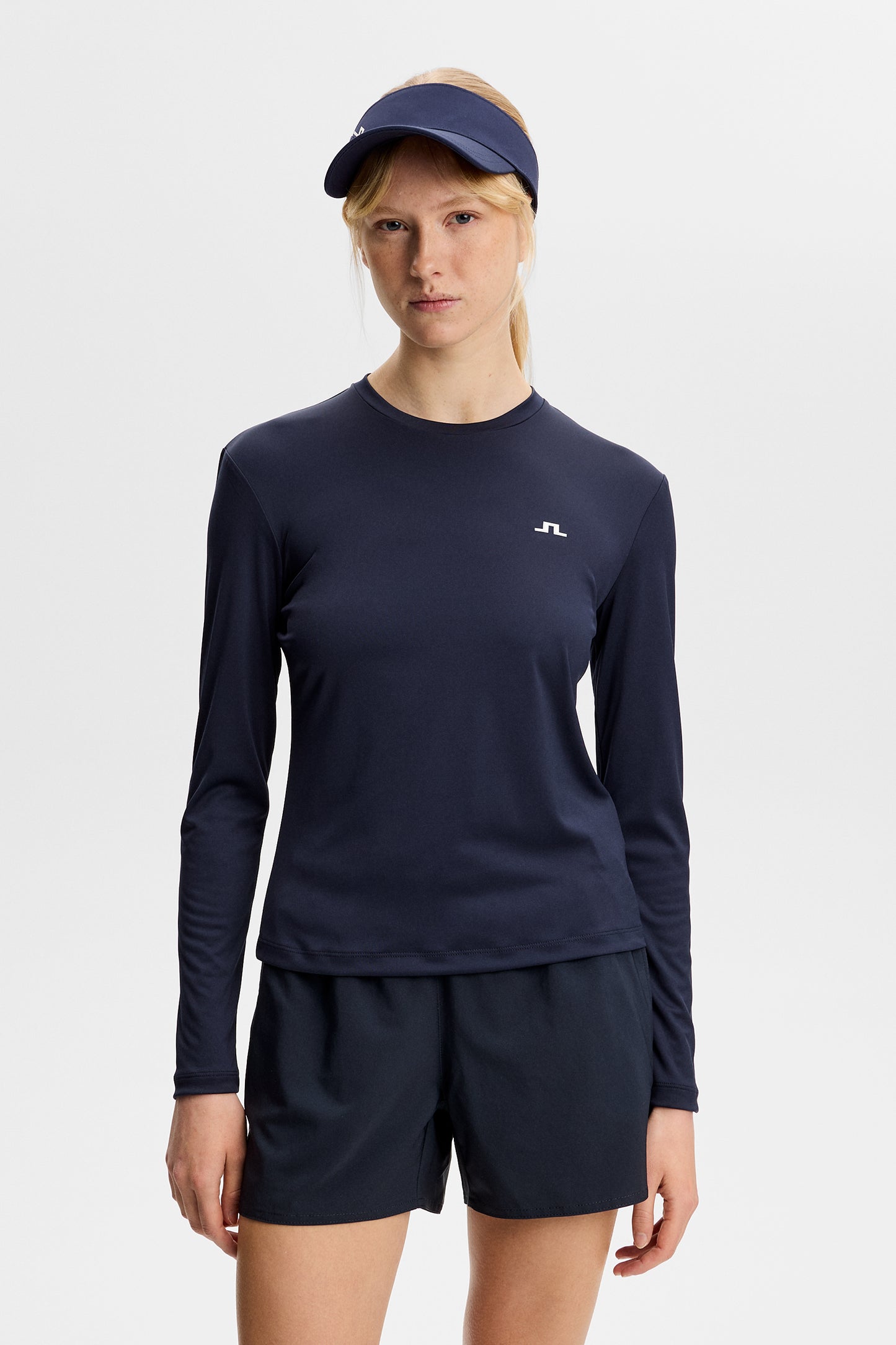 Ada LS T-shirt in JL Navy by J.Lindeberg