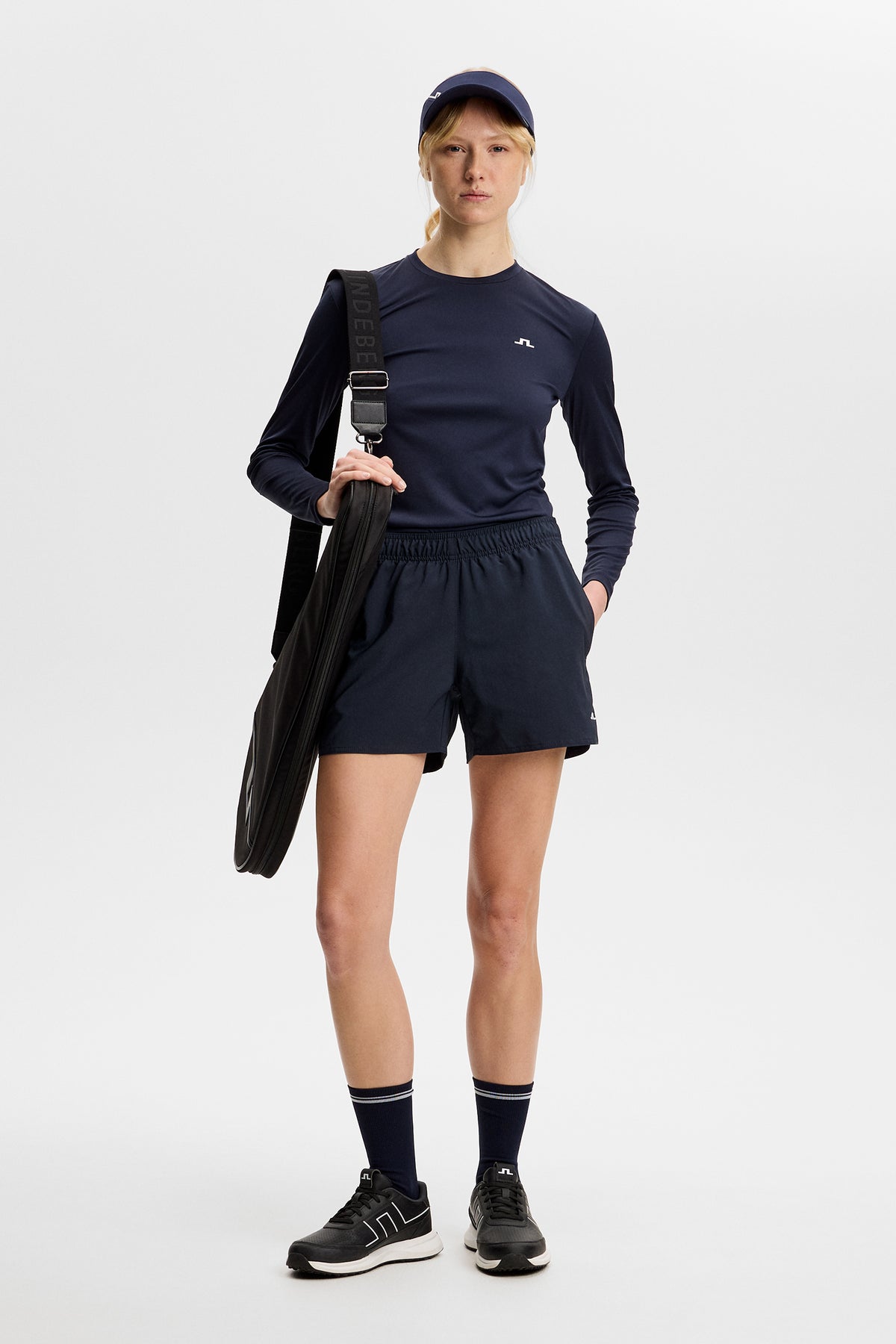 Ada LS T-shirt in JL Navy by J.Lindeberg