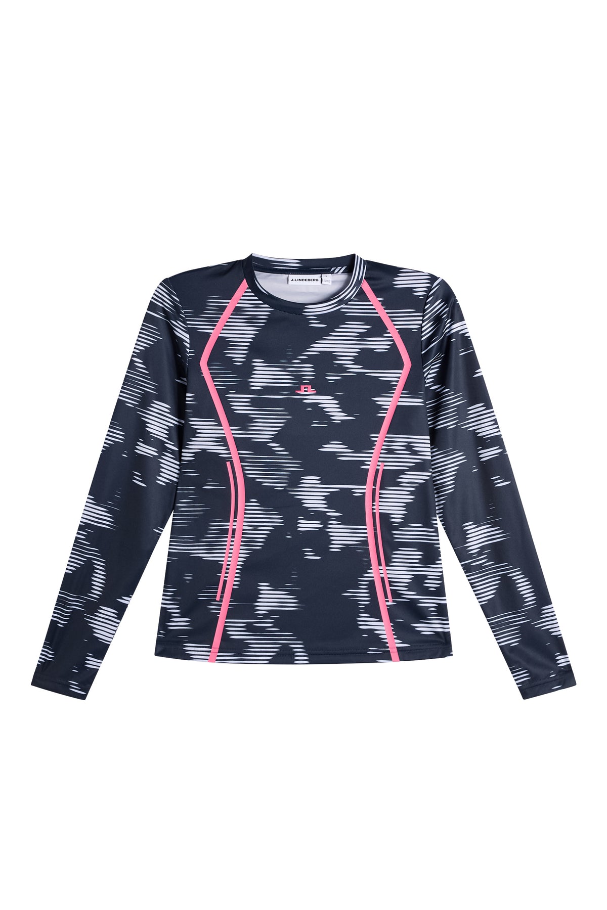 Line LS Printed Top in Clay Purple Heather L by J.Lindeberg