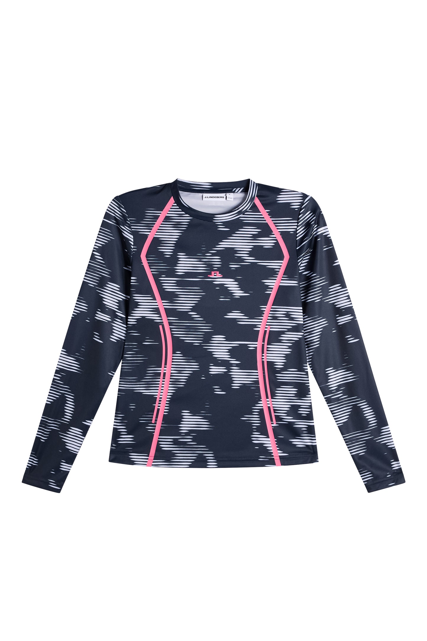 Line LS Printed Top in Clay Purple Heather L by J.Lindeberg