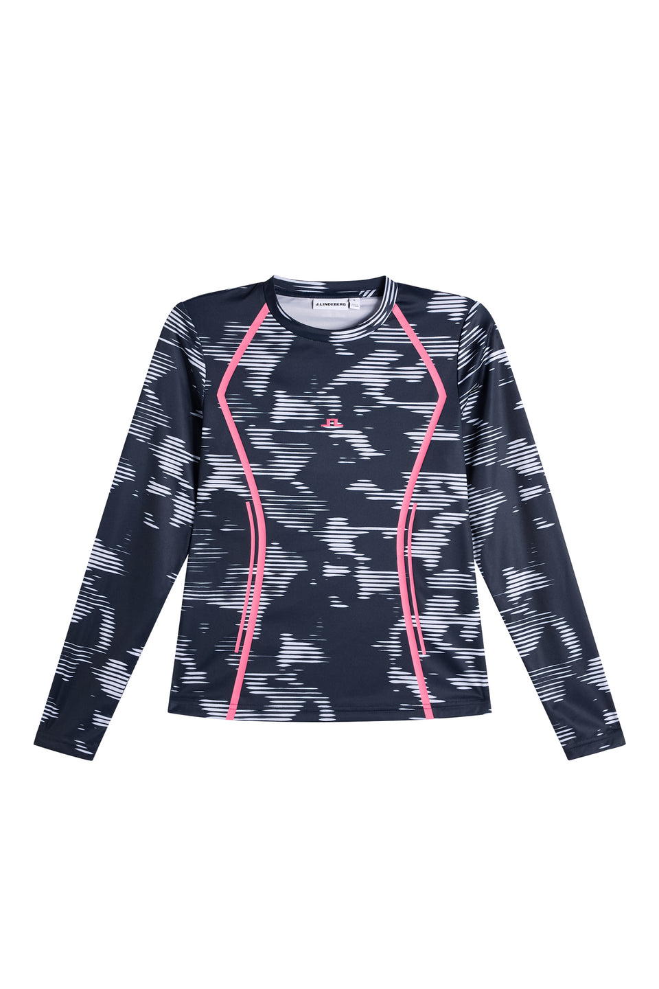 Line LS Printed Top / Clay Purple Heather L