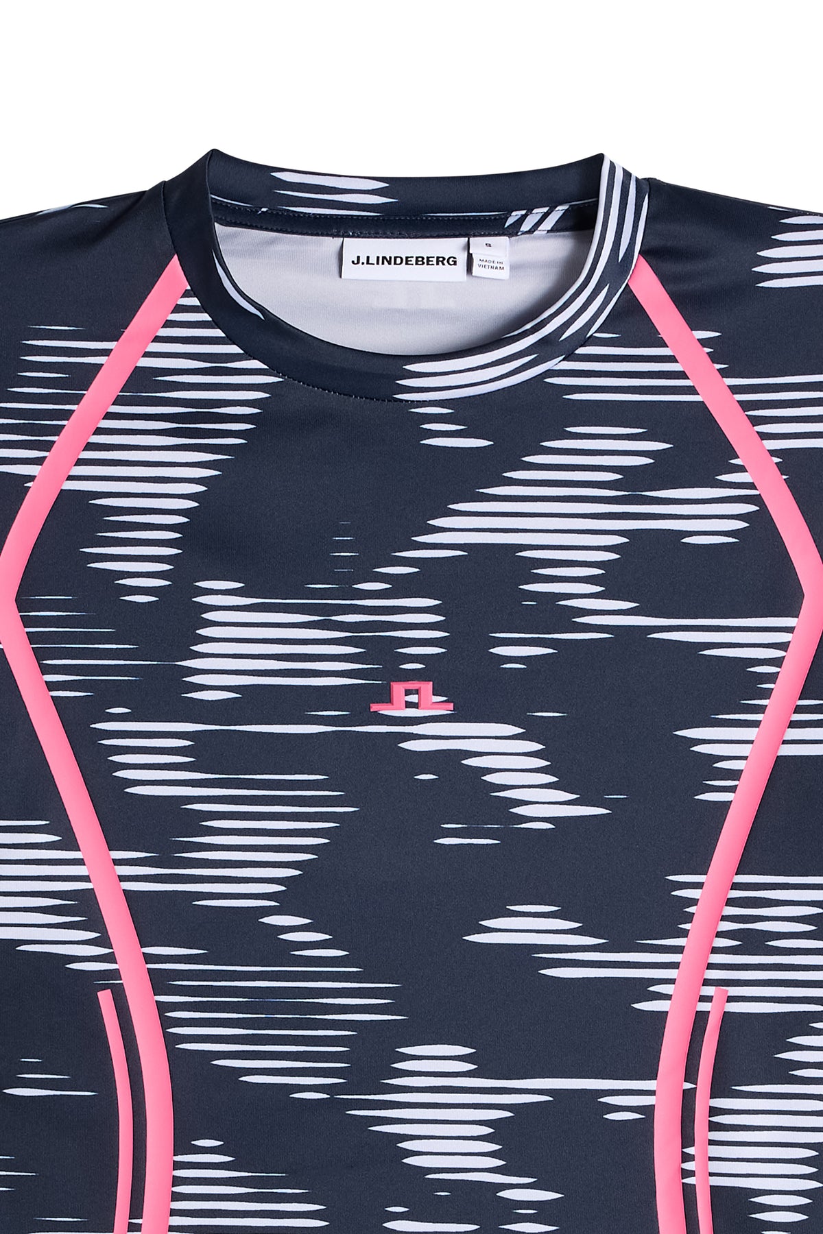 Line LS Printed Top in Clay Purple Heather L by J.Lindeberg