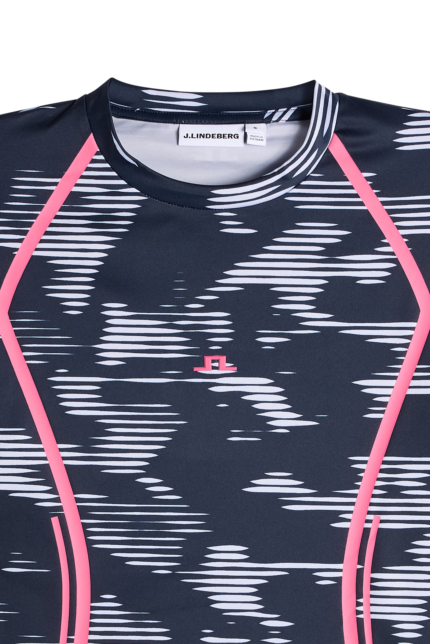 Line LS Printed Top in Clay Purple Heather L by J.Lindeberg