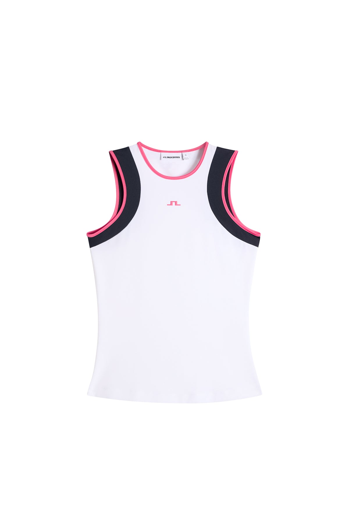 Ava Sleeveless Top in White by J.Lindeberg