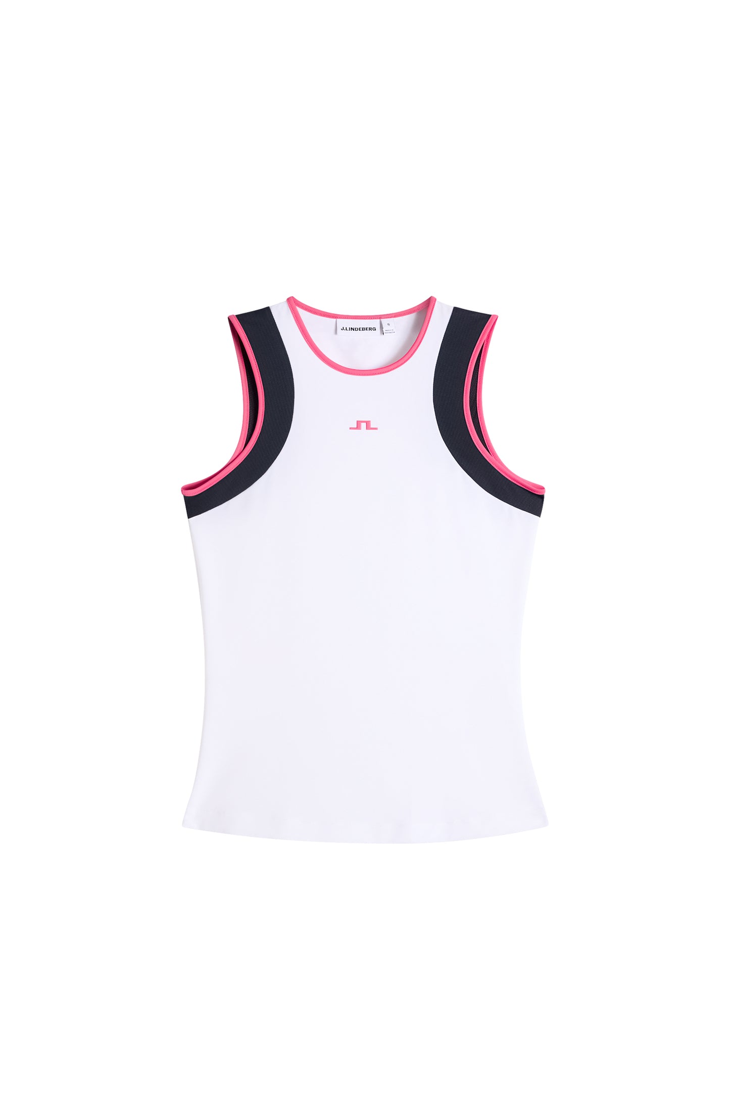 Ava Sleeveless Top in White by J.Lindeberg