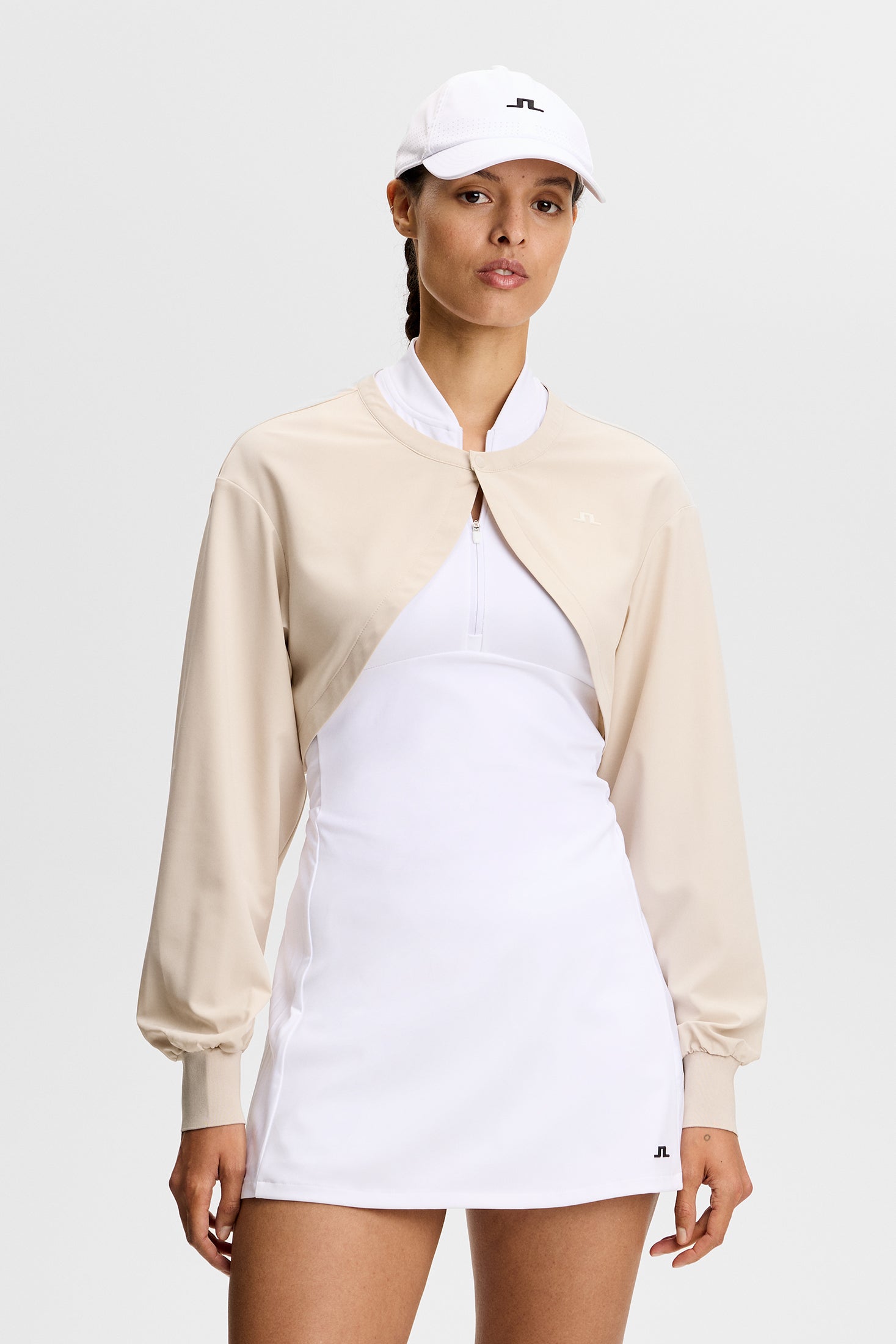 Bolero Jacket Tennis / Moonbeam – J.LINDEBERG US