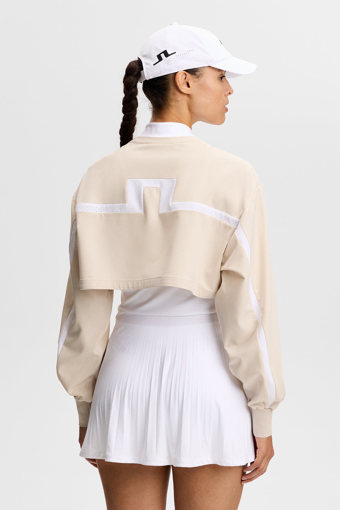 Bolero Jacket Tennis in Moonbeam by J.Lindeberg
