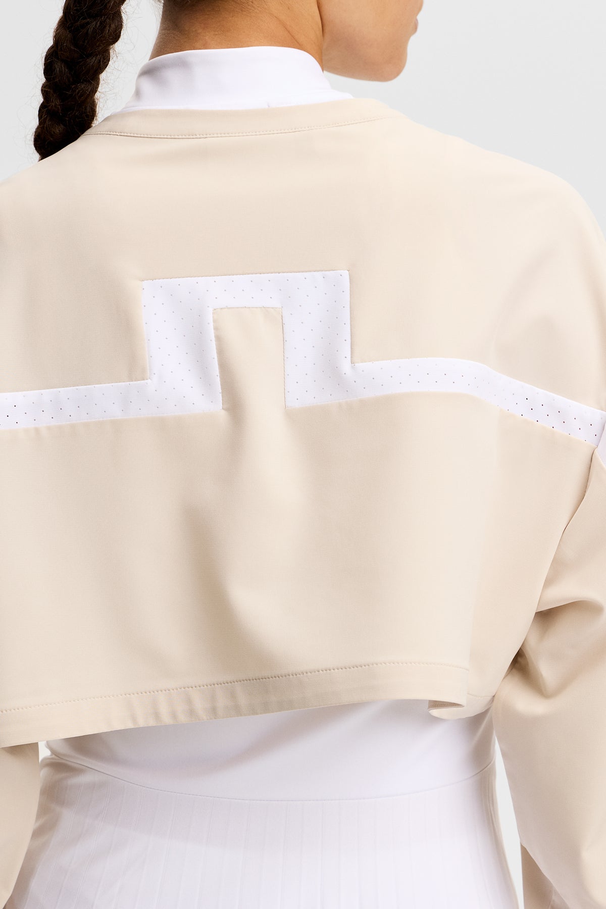 Bolero Jacket Tennis in Moonbeam by J.Lindeberg