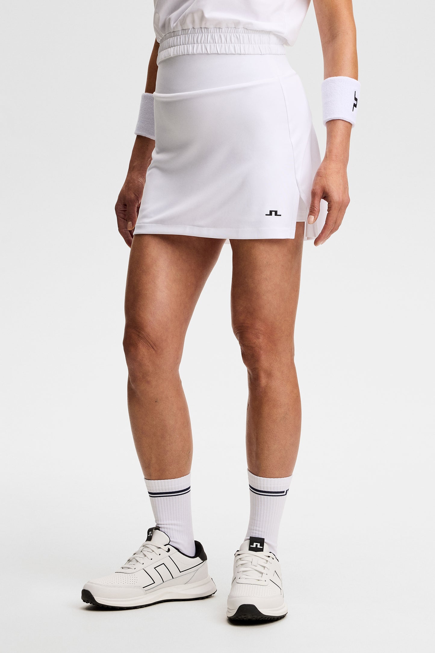 Shania Skirt in White by J.Lindeberg