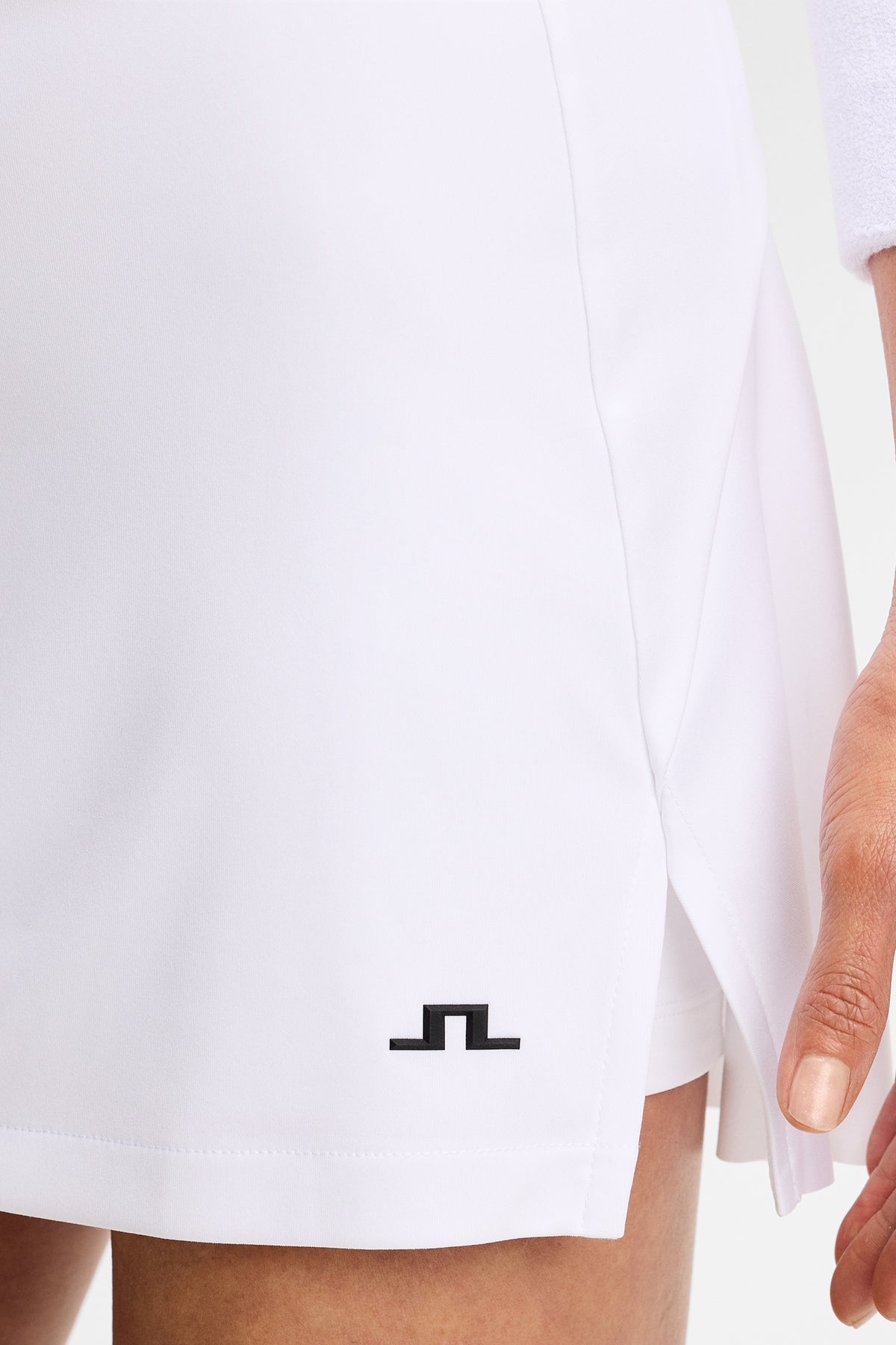 Shania Skirt in White by J.Lindeberg