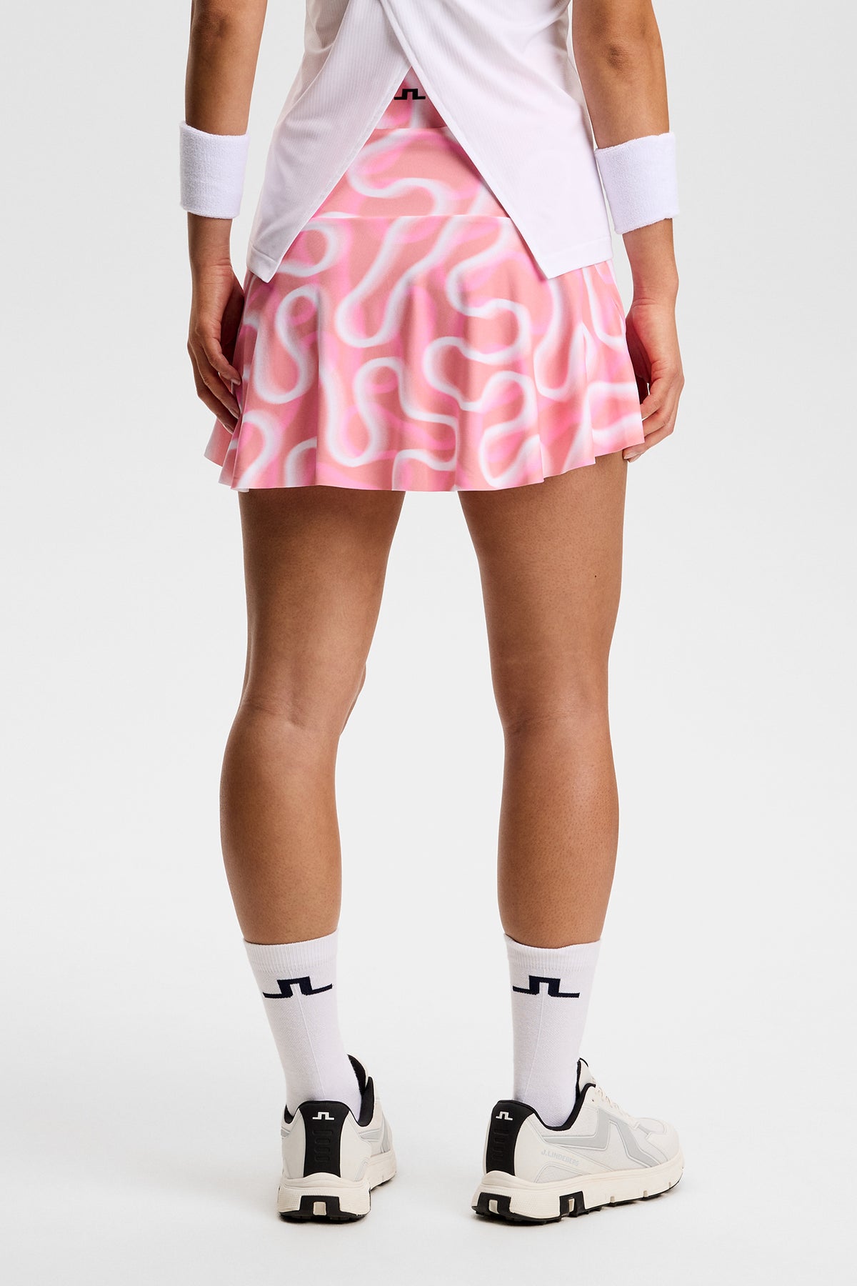 Shania Printed Skirt in Rally Flamingo M by J.Lindeberg