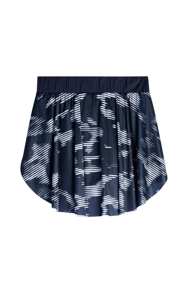 Feilia Print Skirt / Clay Purple Heather L