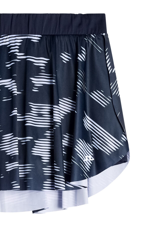Feilia Print Skirt / Clay Purple Heather L