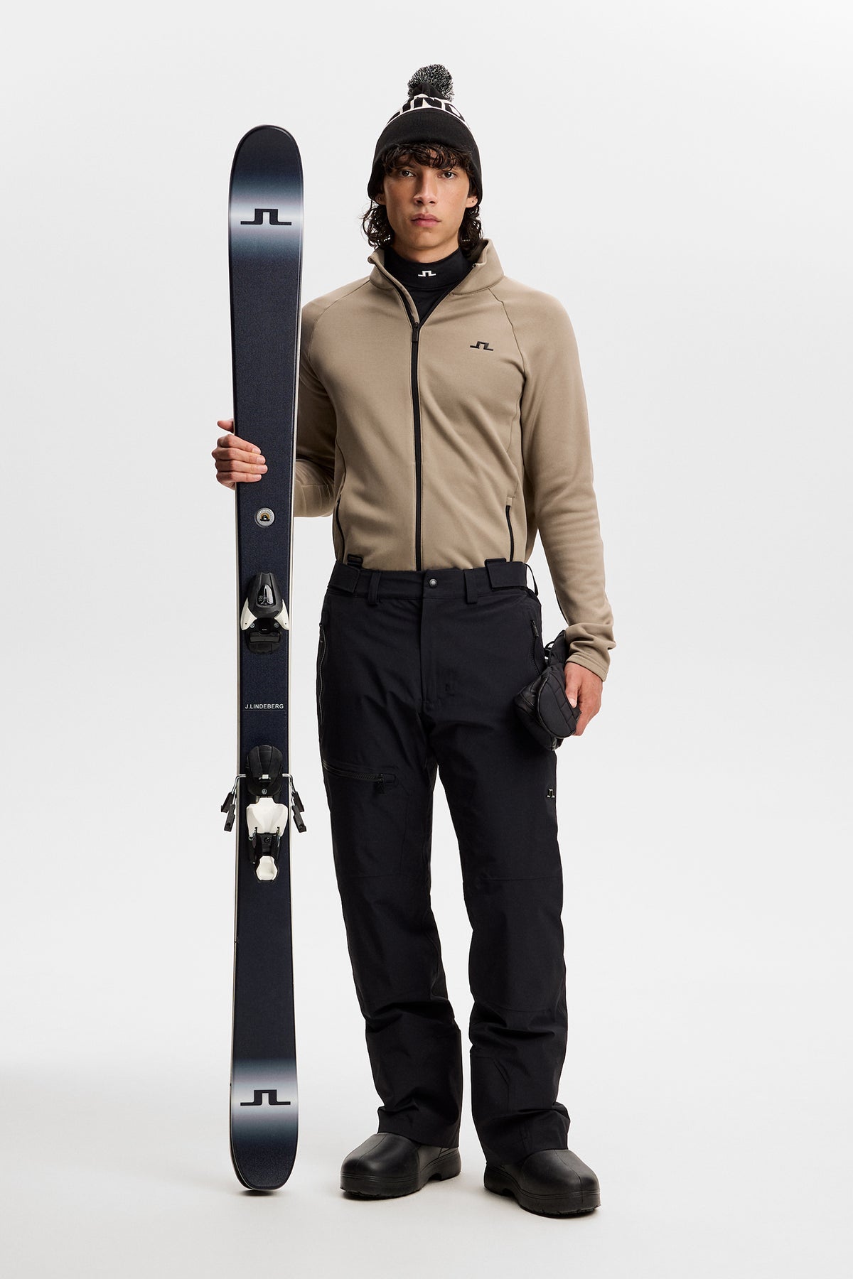 Pollock Polartec Mid Layer in Brindle by J.Lindeberg