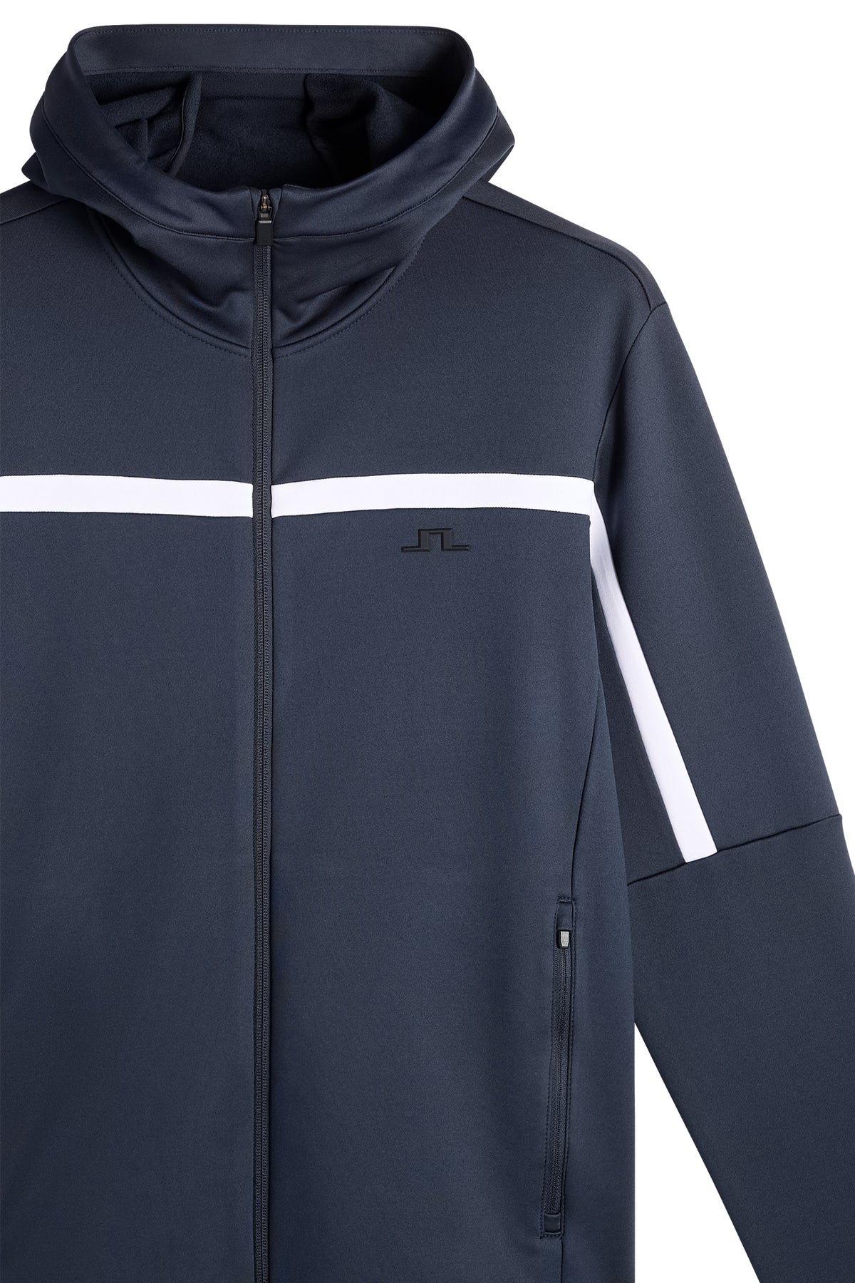 Sharpe Full Zip Hood in JL Navy by J.Lindeberg