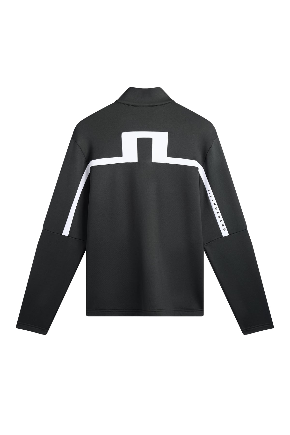Sharpe Full  Zip Mid Layer in Black by J.Lindeberg