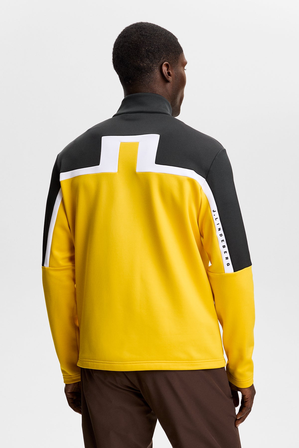 Sharpe Full  Zip Mid Layer in Bumblebee by J.Lindeberg