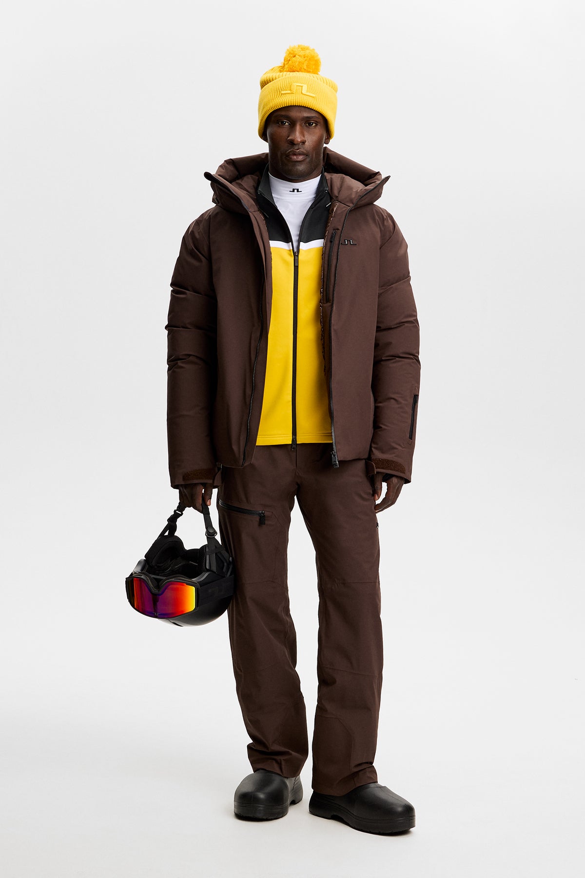 Sharpe Full  Zip Mid Layer in Bumblebee by J.Lindeberg