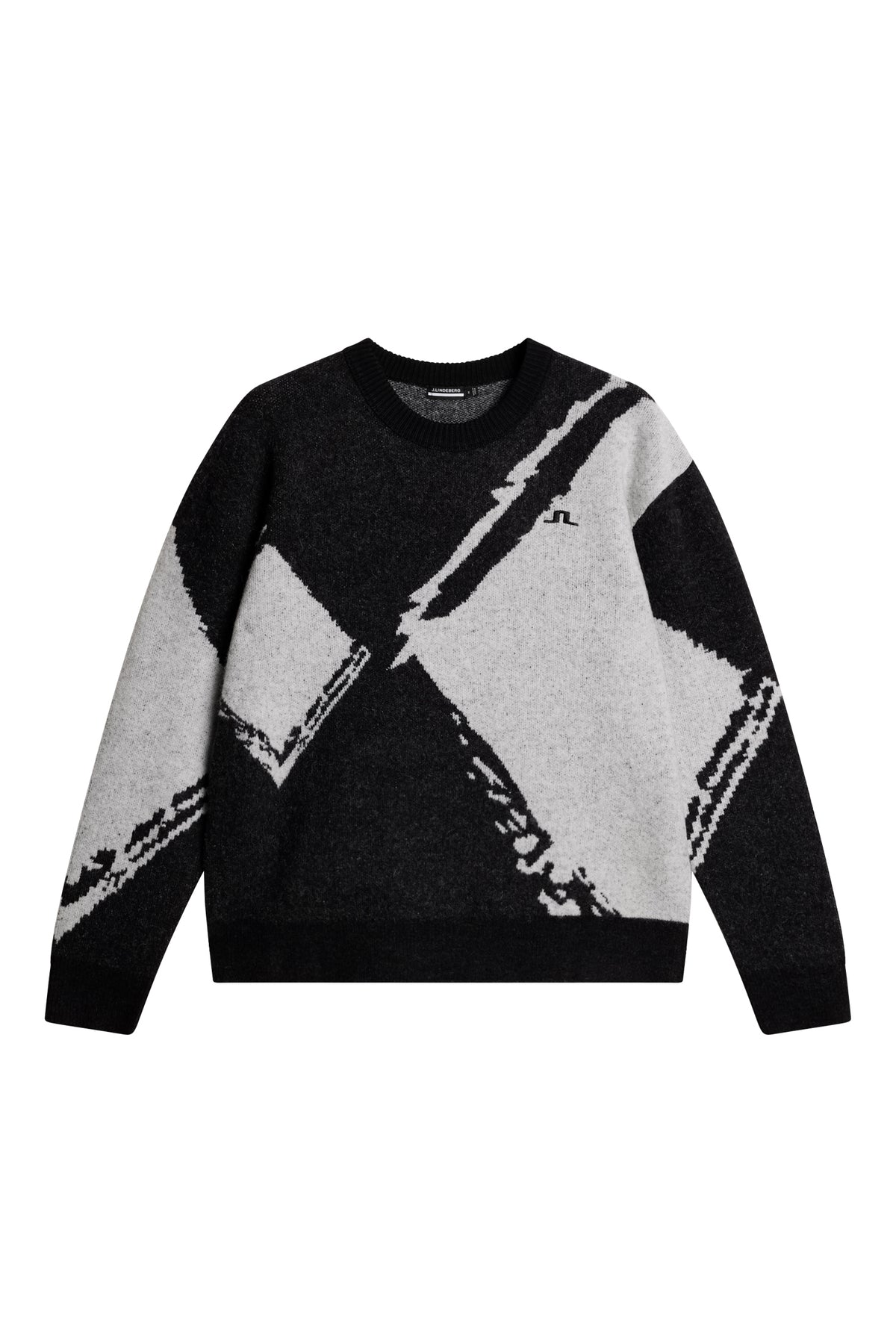 Jaxton Knitted Sweater in Black by J.Lindeberg