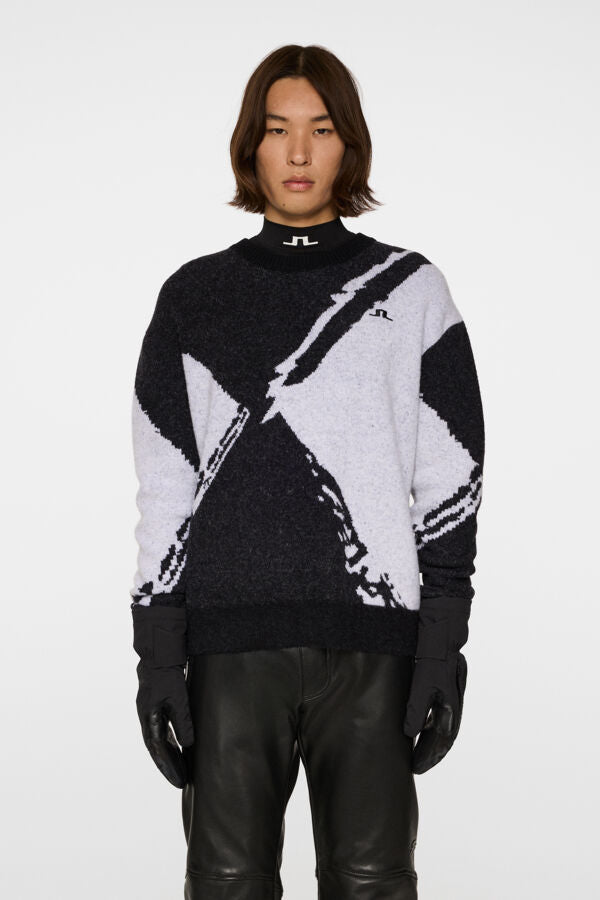 Jaxton Knitted Sweater / Black
