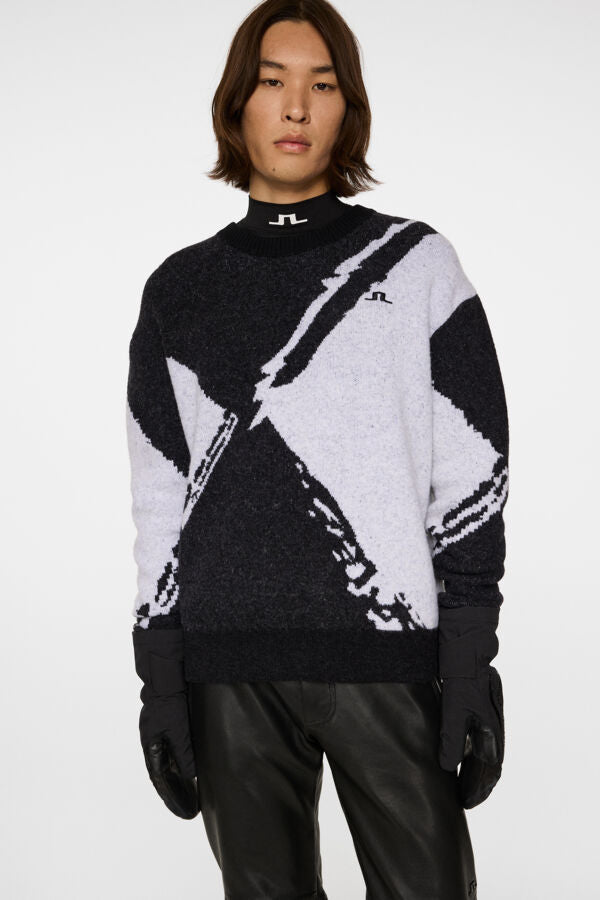 Jaxton Knitted Sweater / Black