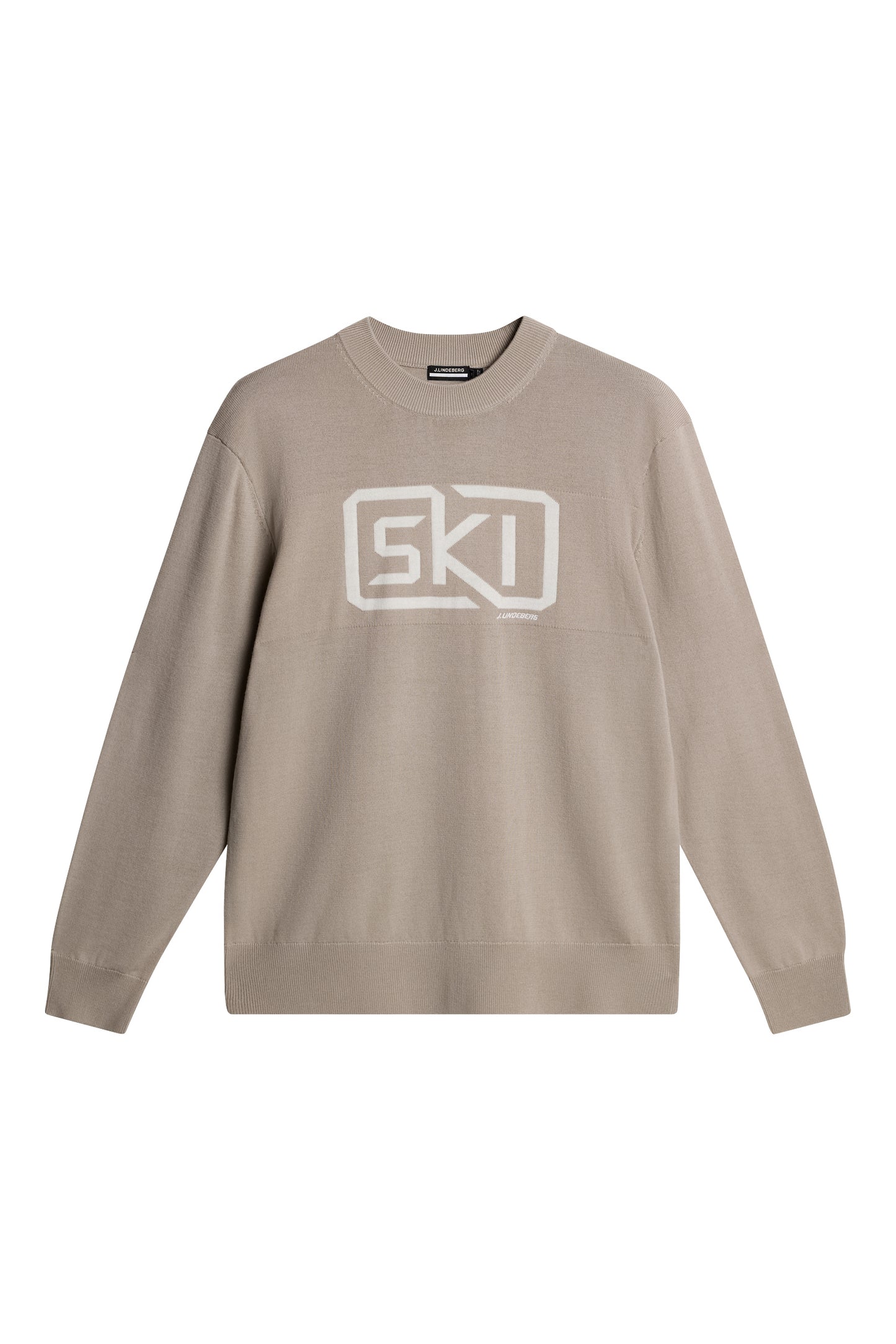 William Knitted Sweater in Moonbeam by J.Lindeberg