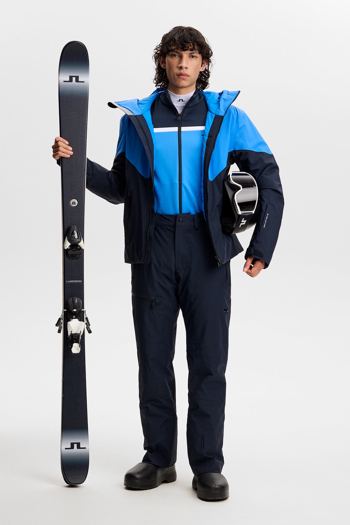 Caldwell Jacket  in Sonic Blue by J.Lindeberg