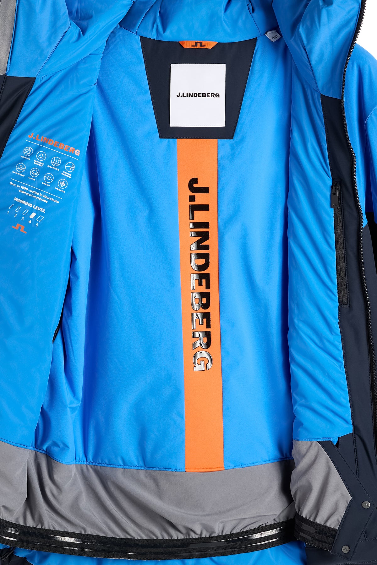Caldwell Jacket  in Sonic Blue by J.Lindeberg